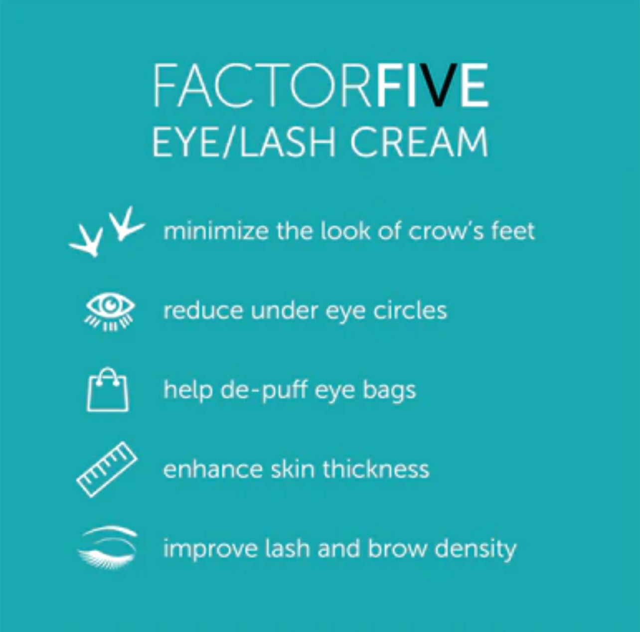 FactorFive Eye/Lash Cream