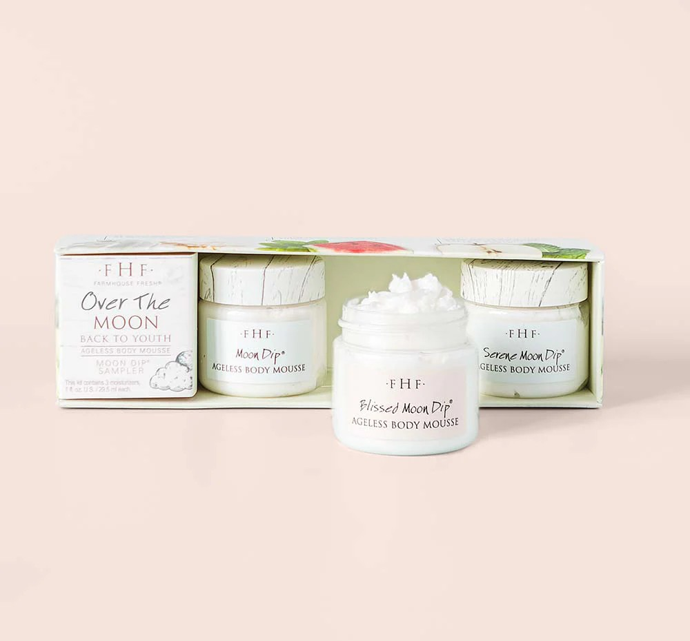 Over the Moon, Moon Dip Body Mousse Sampler