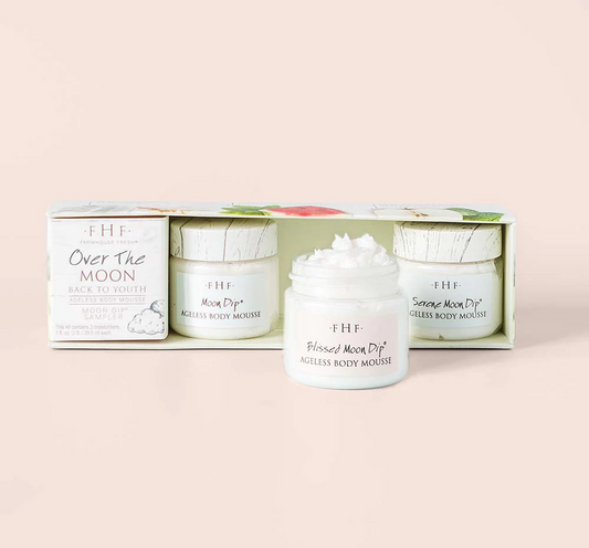 Over the Moon, Moon Dip Body Mousse Sampler